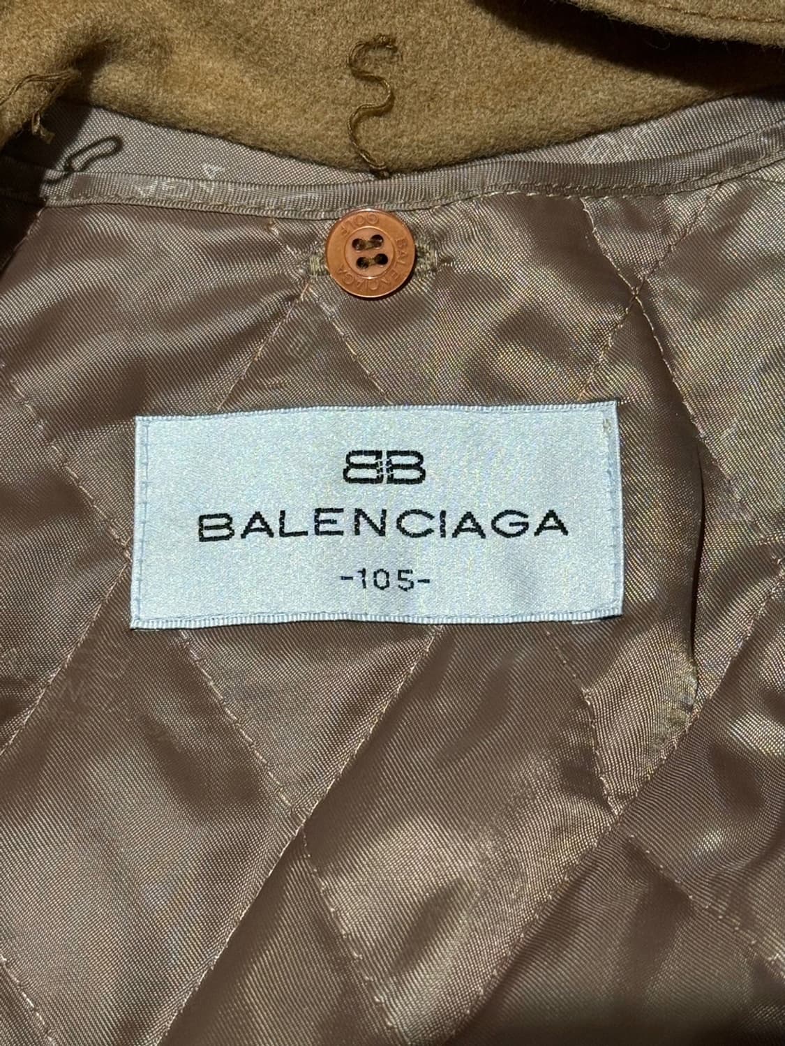 발렌시아가 브라운 퍼 카라 숏 해링턴 자켓 상품이미지7