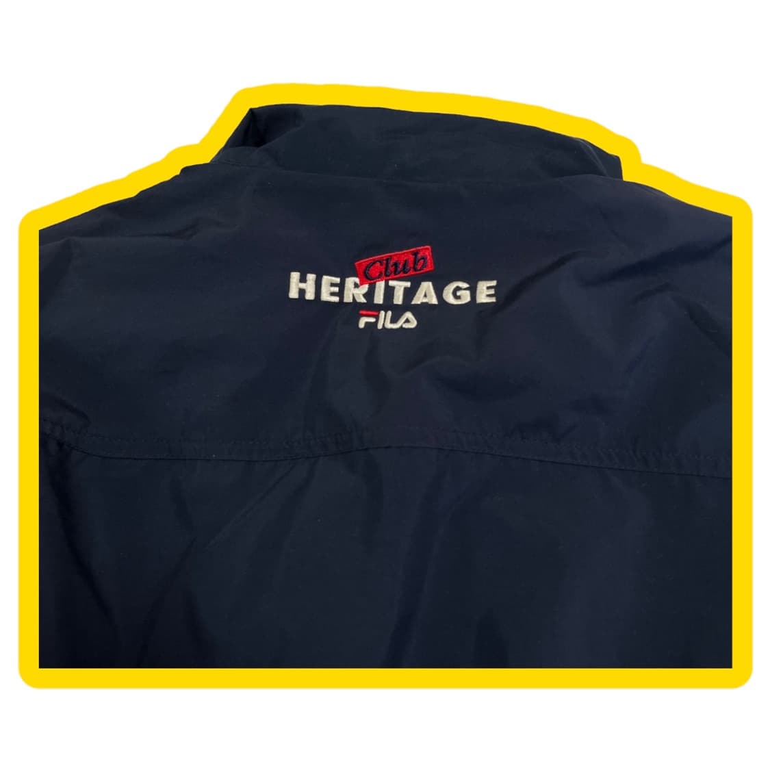 휠라 헤리티지 클럽 크롭 바람막이 자켓 상품이미지2