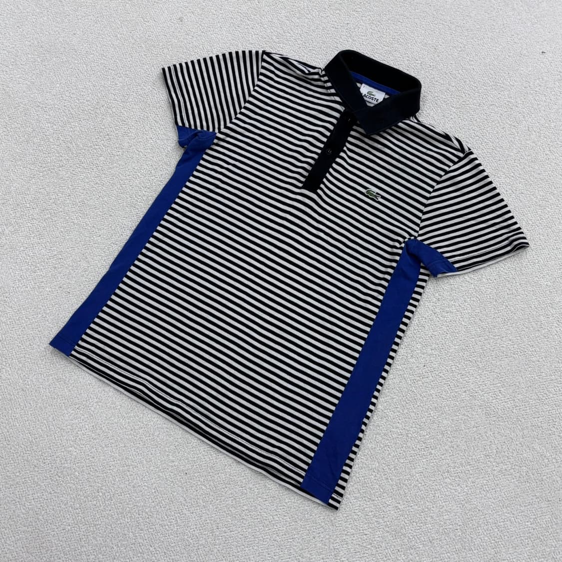 2 라코스테 스트라이프 반팔 카라 티셔츠 0402E 상품이미지1