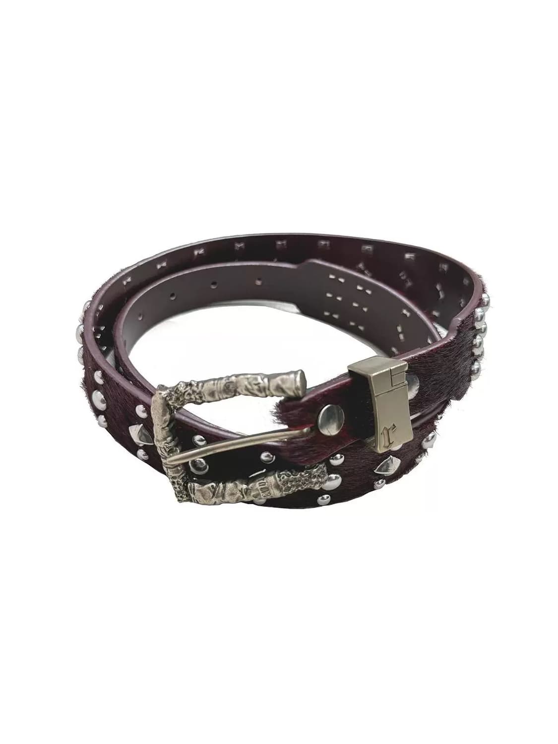 *당일출고 Metal Scorpion Fur Leather Belt 상품이미지1