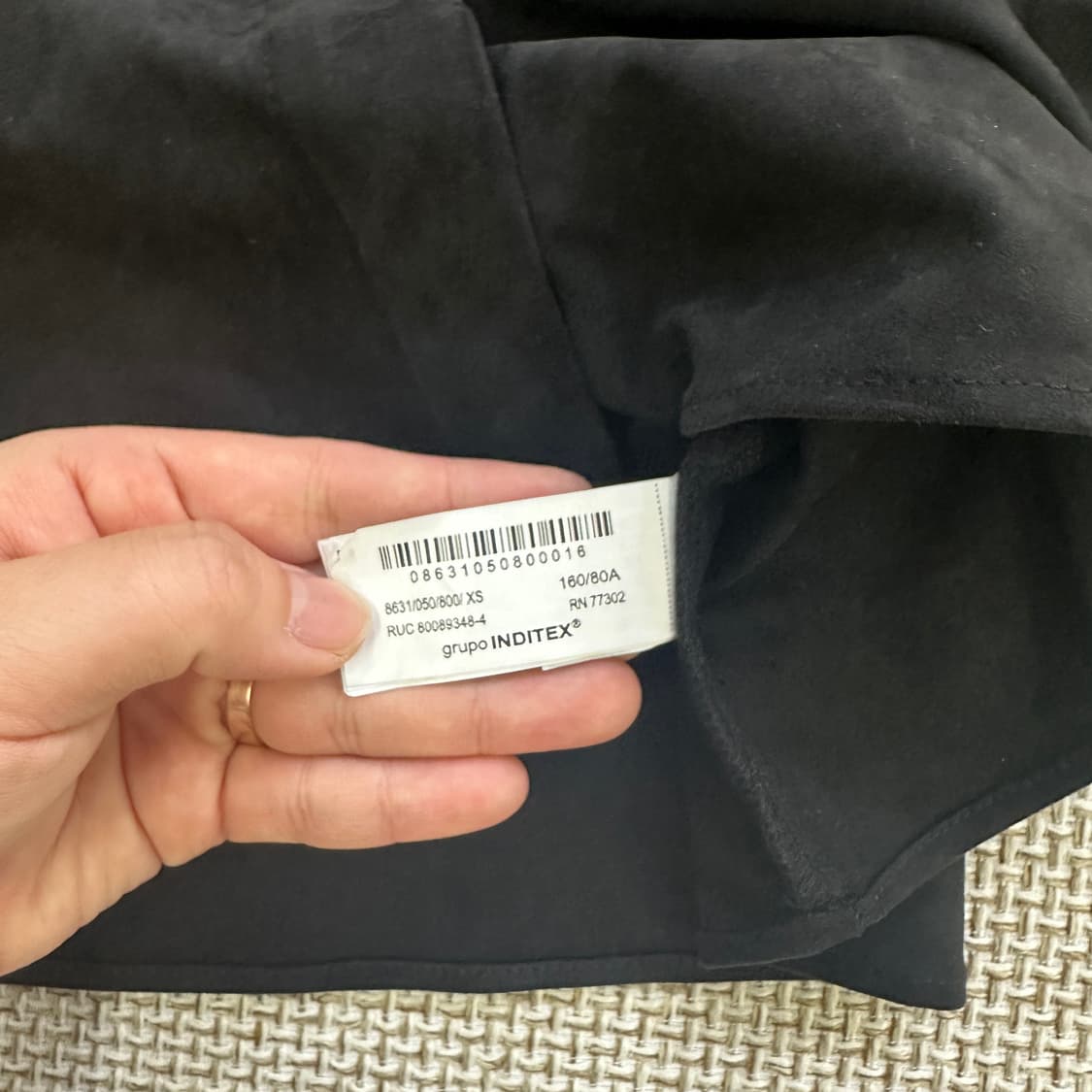 XS 자라 크롭 셔츠 0429D 상품이미지4