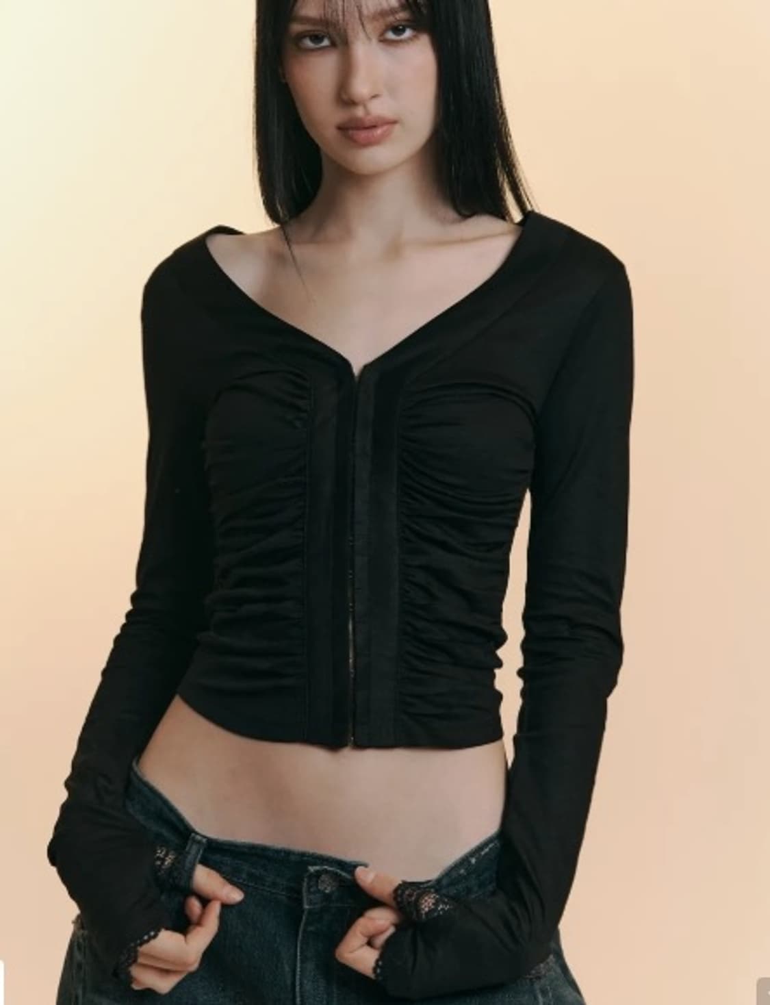 플리즈노팔로우 후크셔링탑 상품이미지1