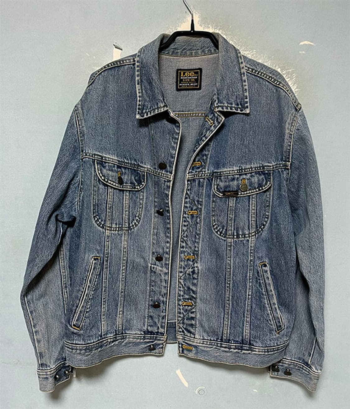 Lee PATD-23337 80-90s 남자 데님자켓 M 95-100 상품이미지1