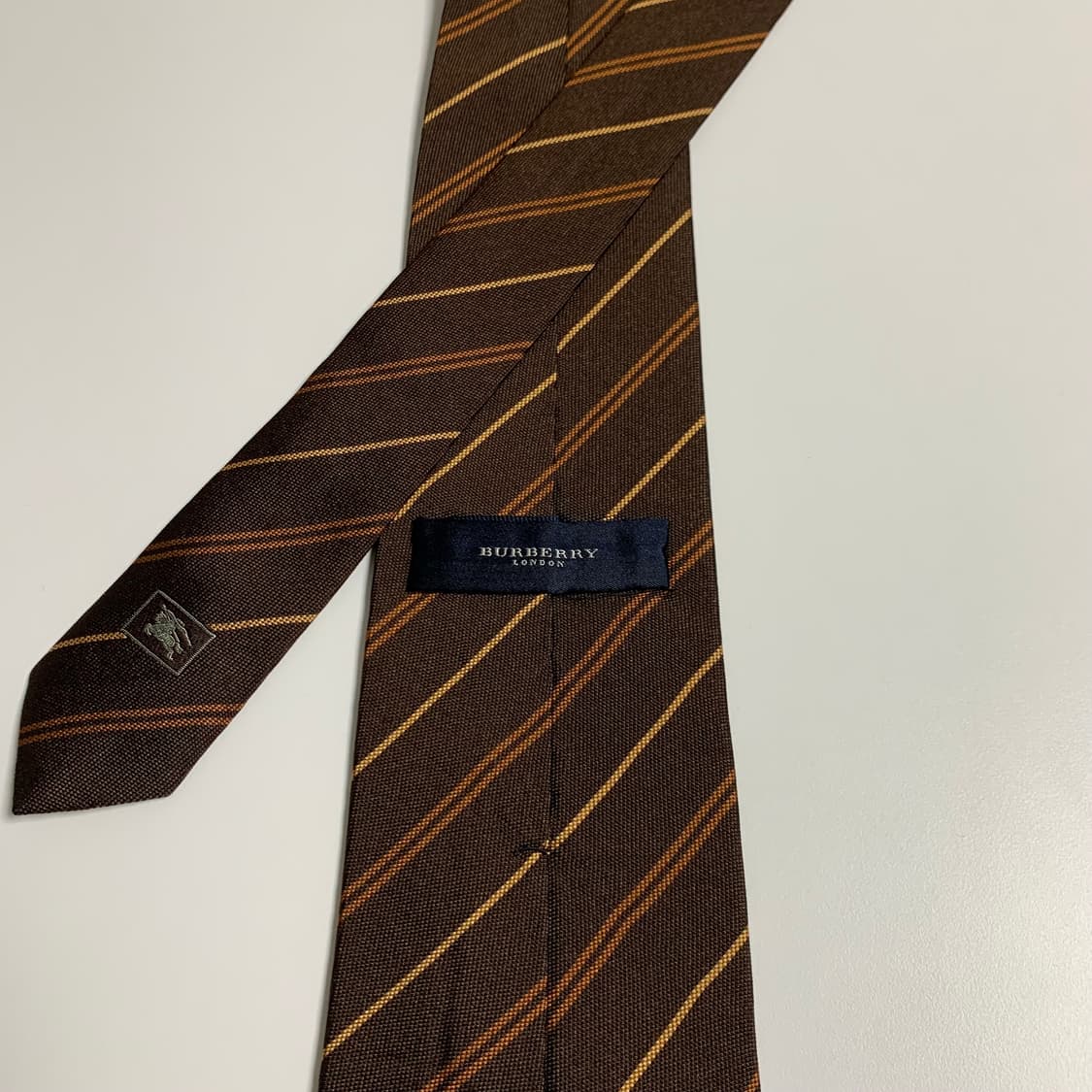 버버리 스트라이프 명품넥타이 100실크 정장룩코디 A등급 상품이미지5