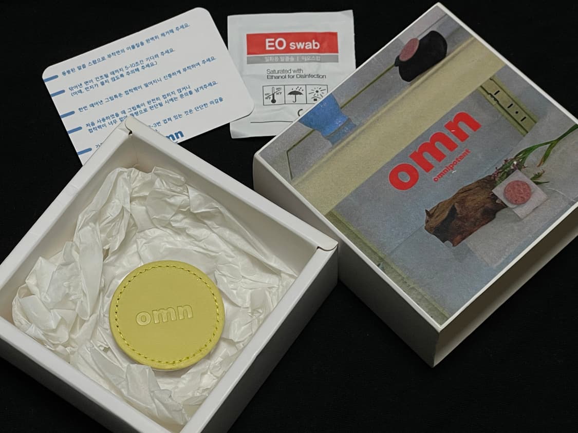 옴니포턴트 omn 가죽 그립톡 스마트톡  상품이미지1