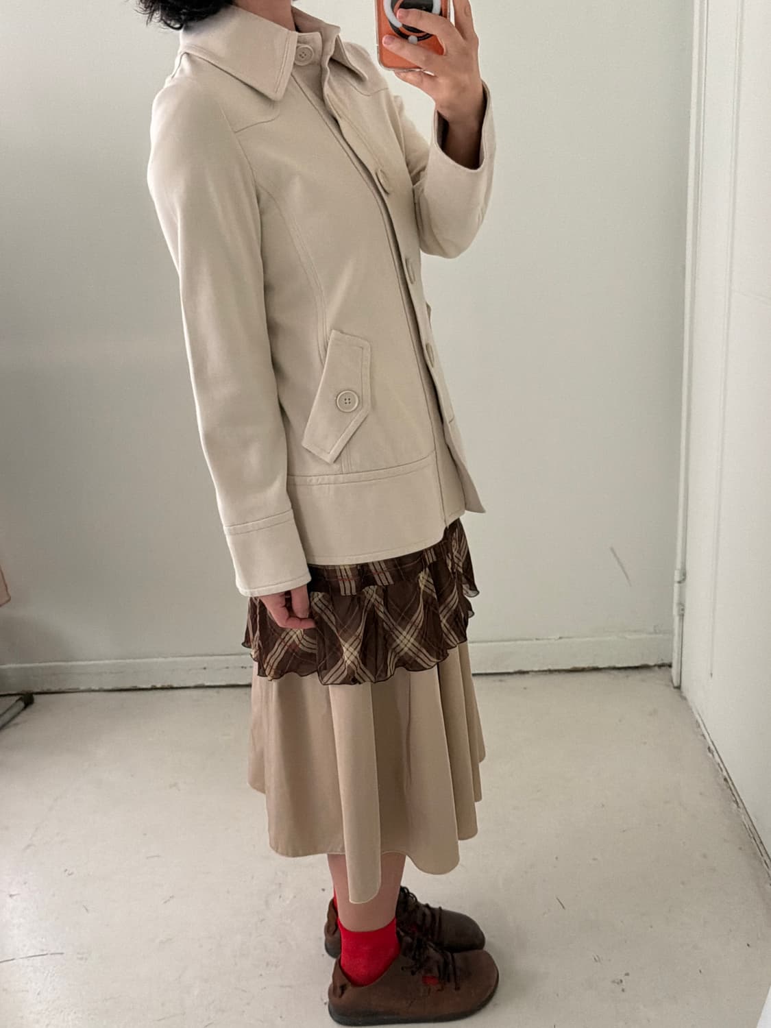 일본빈티지 산칸시온 아이보리 가디건 자켓 상품이미지4