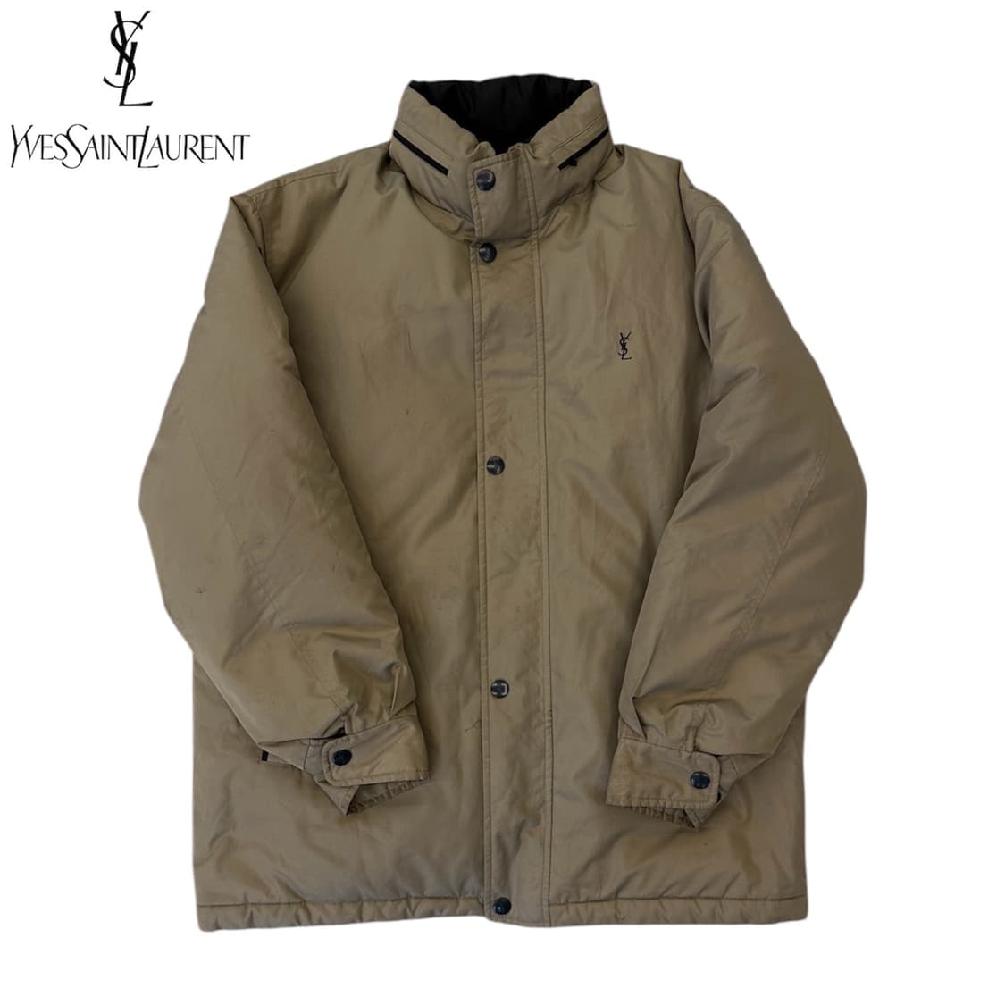 입생로랑 스몰 로고 다운 패딩 상품이미지1