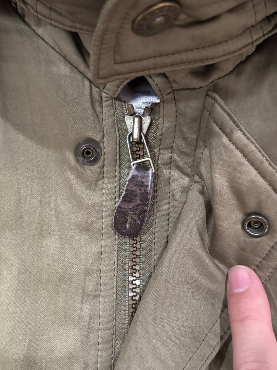 헌팅필드 퍼후드 봄버 자켓  상품이미지6