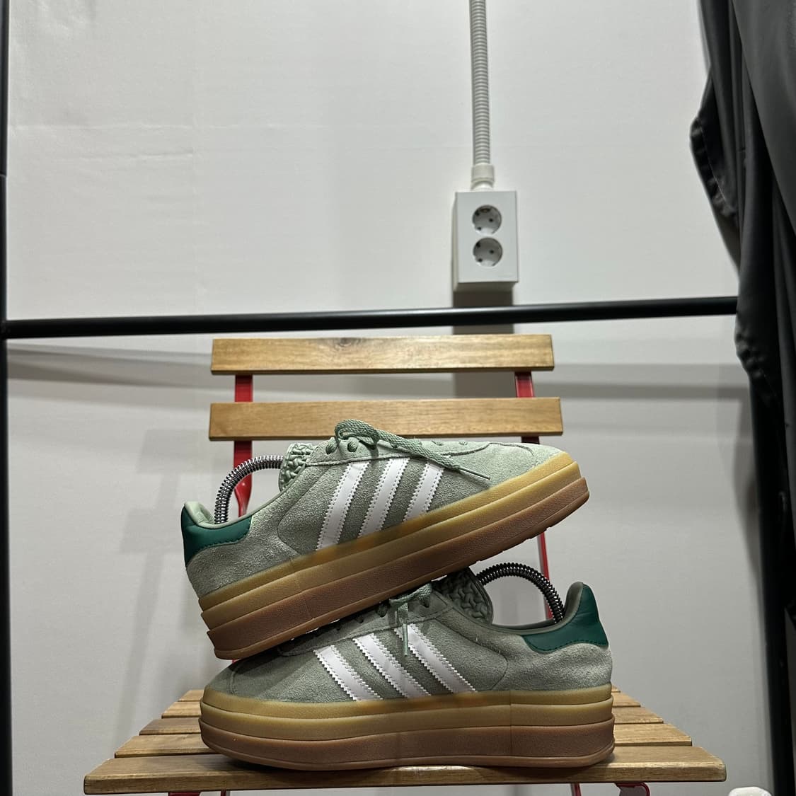 235) 아디다스 운동화 여성 여자 신발 가젤 볼드 빈티지 그린 상품이미지7