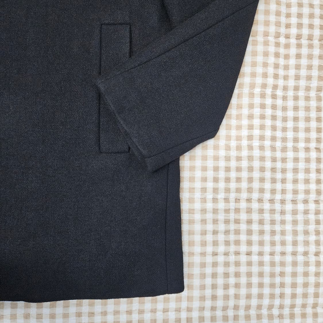 마인드브리지 브레시티드 오버핏 코트 남자100 상품이미지4