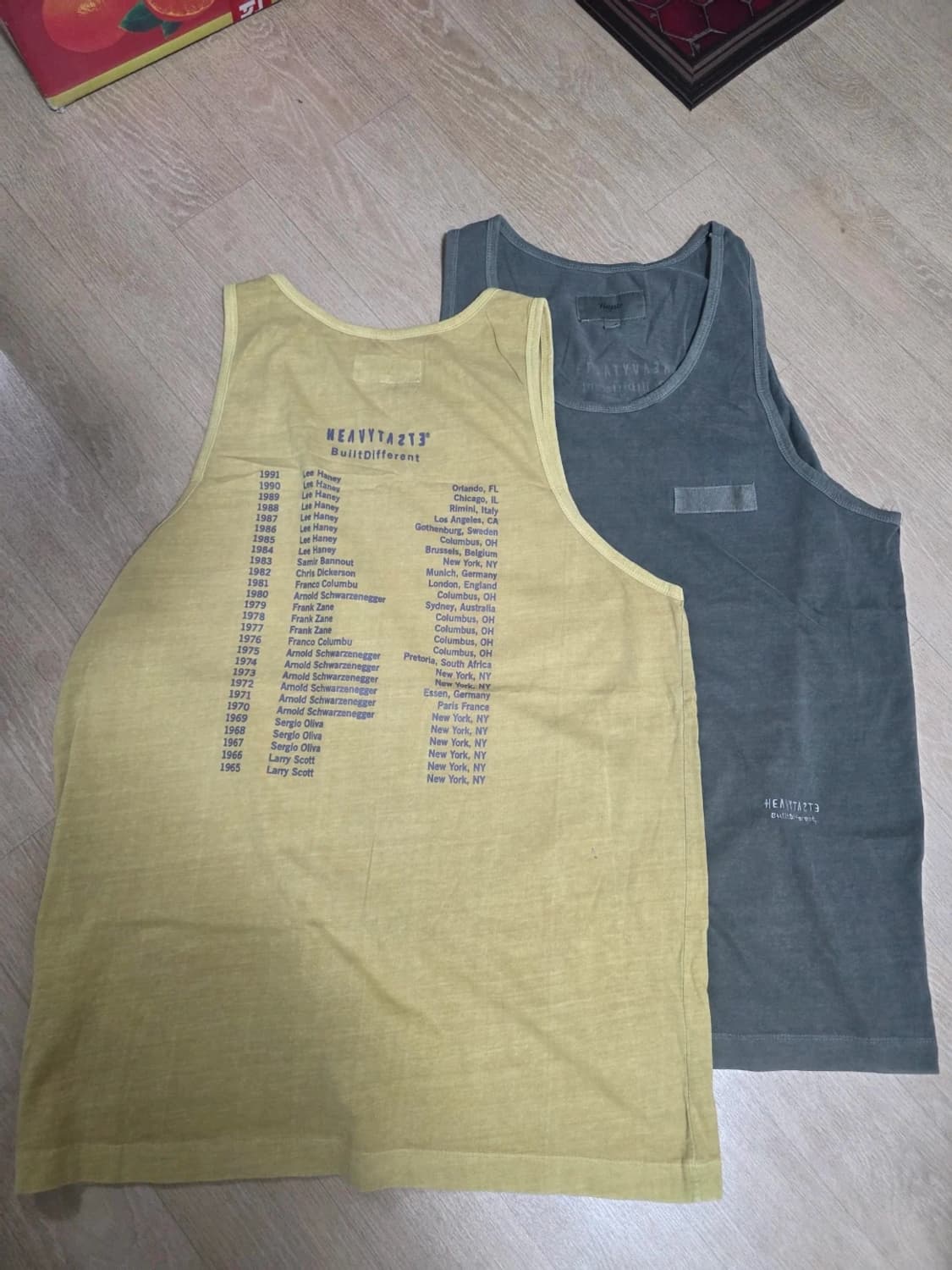 헤이스트 빈티지 워싱 슬리브리스 나시 1사이즈 상품이미지1