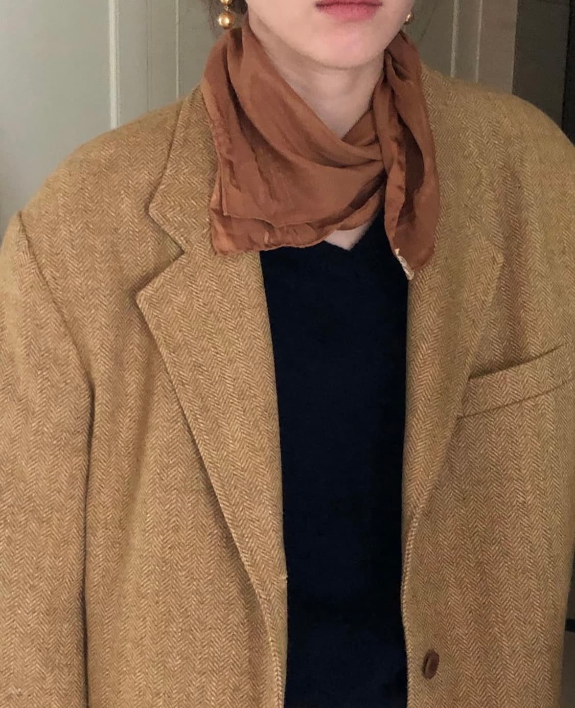 조이드비비에 빈티지헤링본자켓 상품이미지3