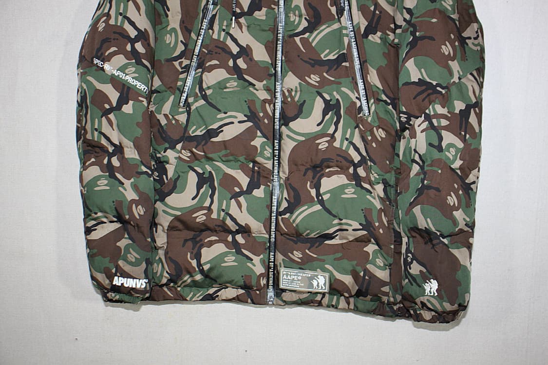 Aafe 베이프에이프 카모플라쥬 패딩(XL) 상품이미지6