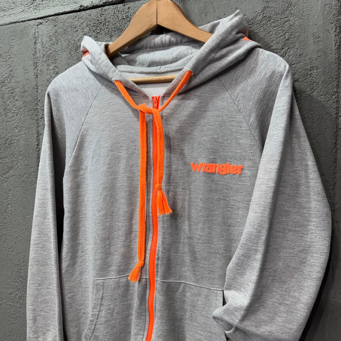 랭글러 그레이 후드 집업 (S)  상품이미지1