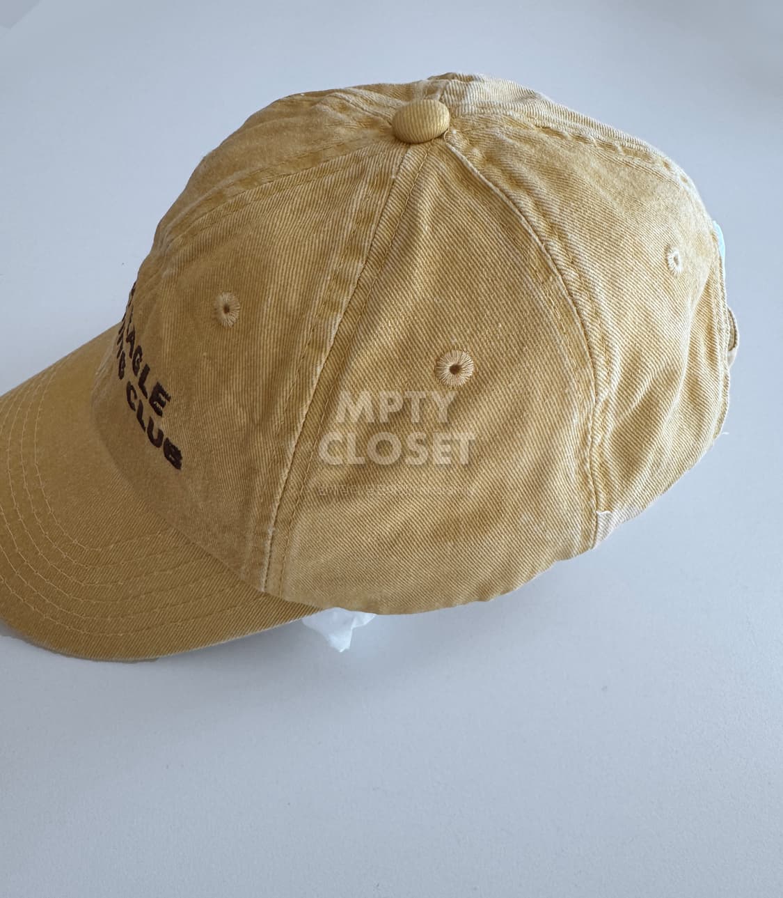 Alex Eagle 워시드 코튼 볼캡 머스터드 옐로우 상품이미지2