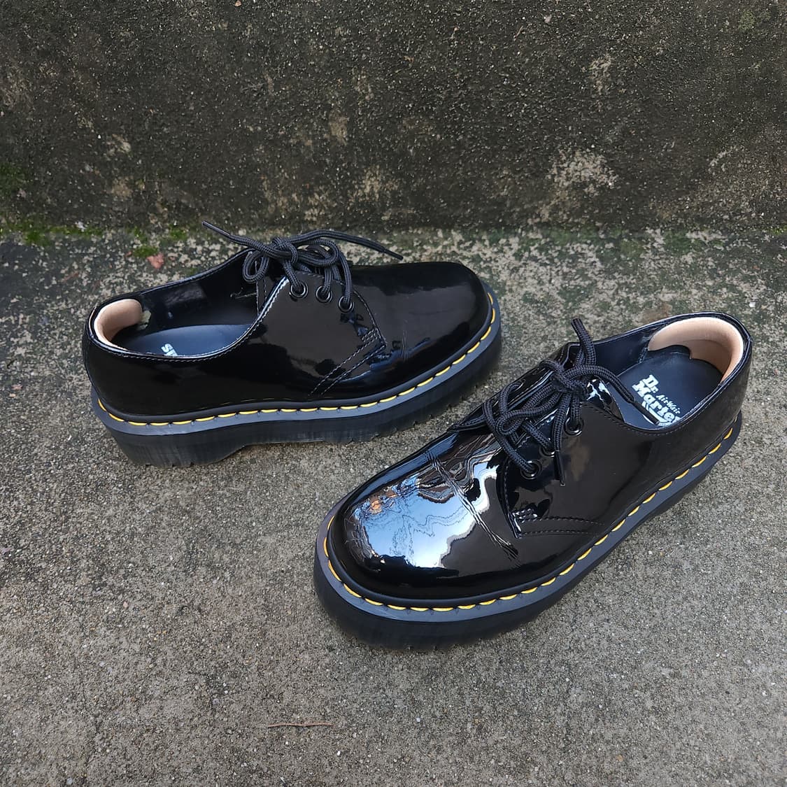 [6UK] 닥터마틴 1461 쿼드 블랙 ( 250~255) 상품이미지4