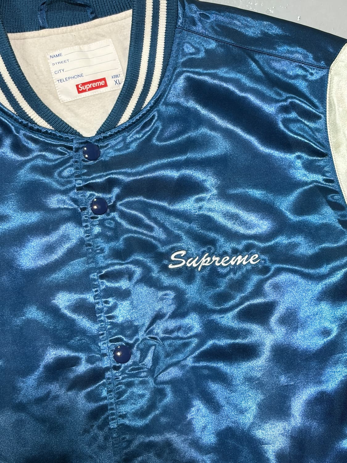 15SS 슈프림(Supreme) Satin Club Jacket 상품이미지2