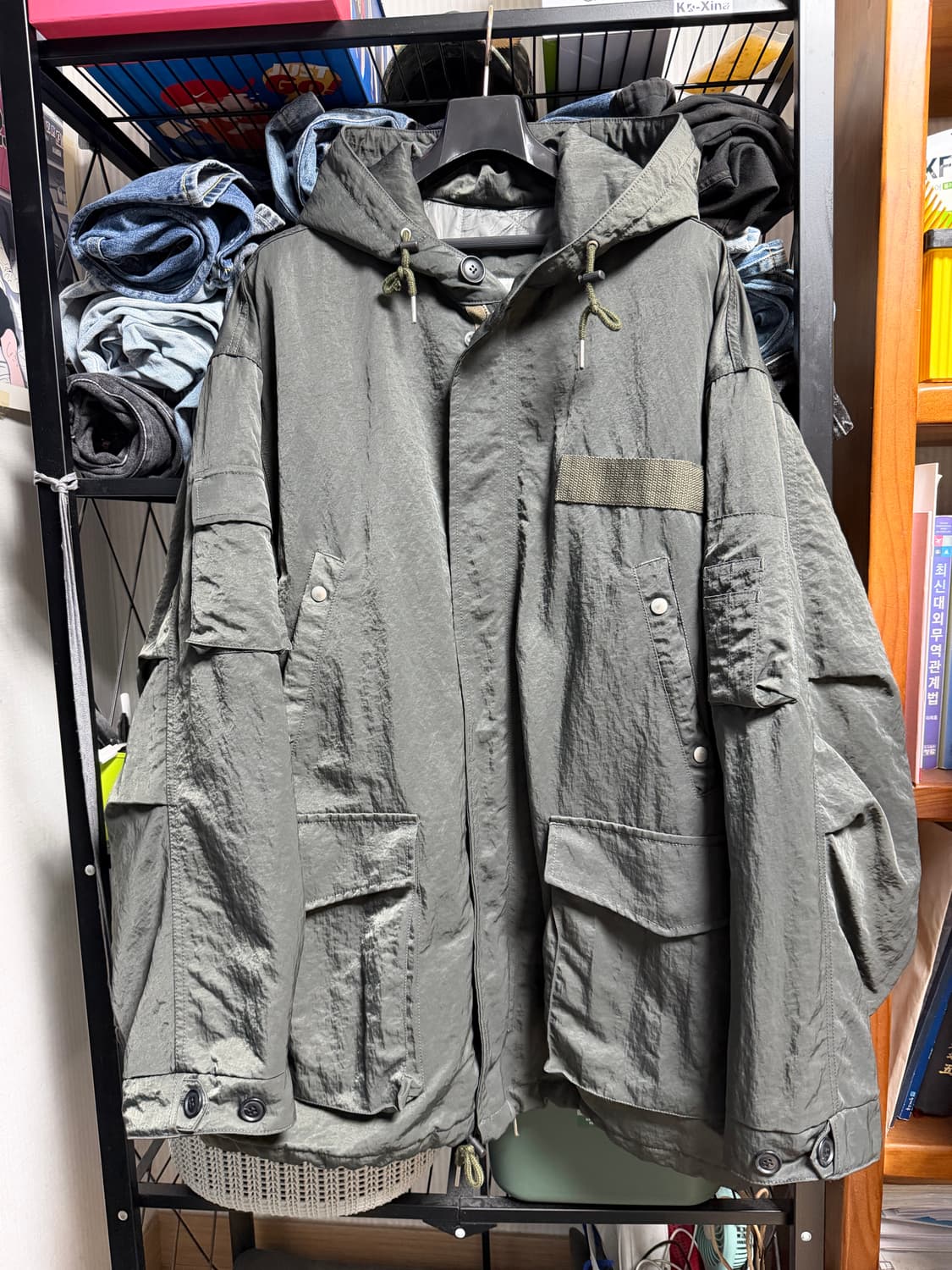 엔벨로프 모즈 파카 24ss 올리브 4사이즈 상품이미지1