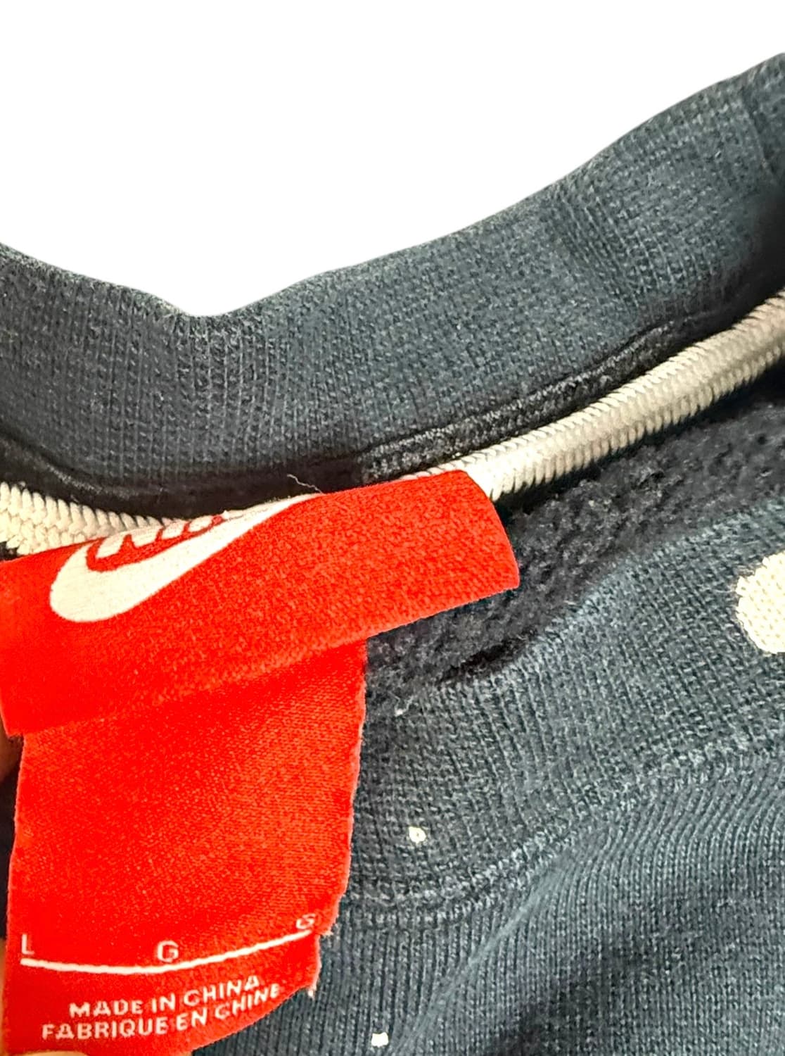 나이키 Nike 페인팅 패턴 블랙 맨투맨 (L) 상품이미지4