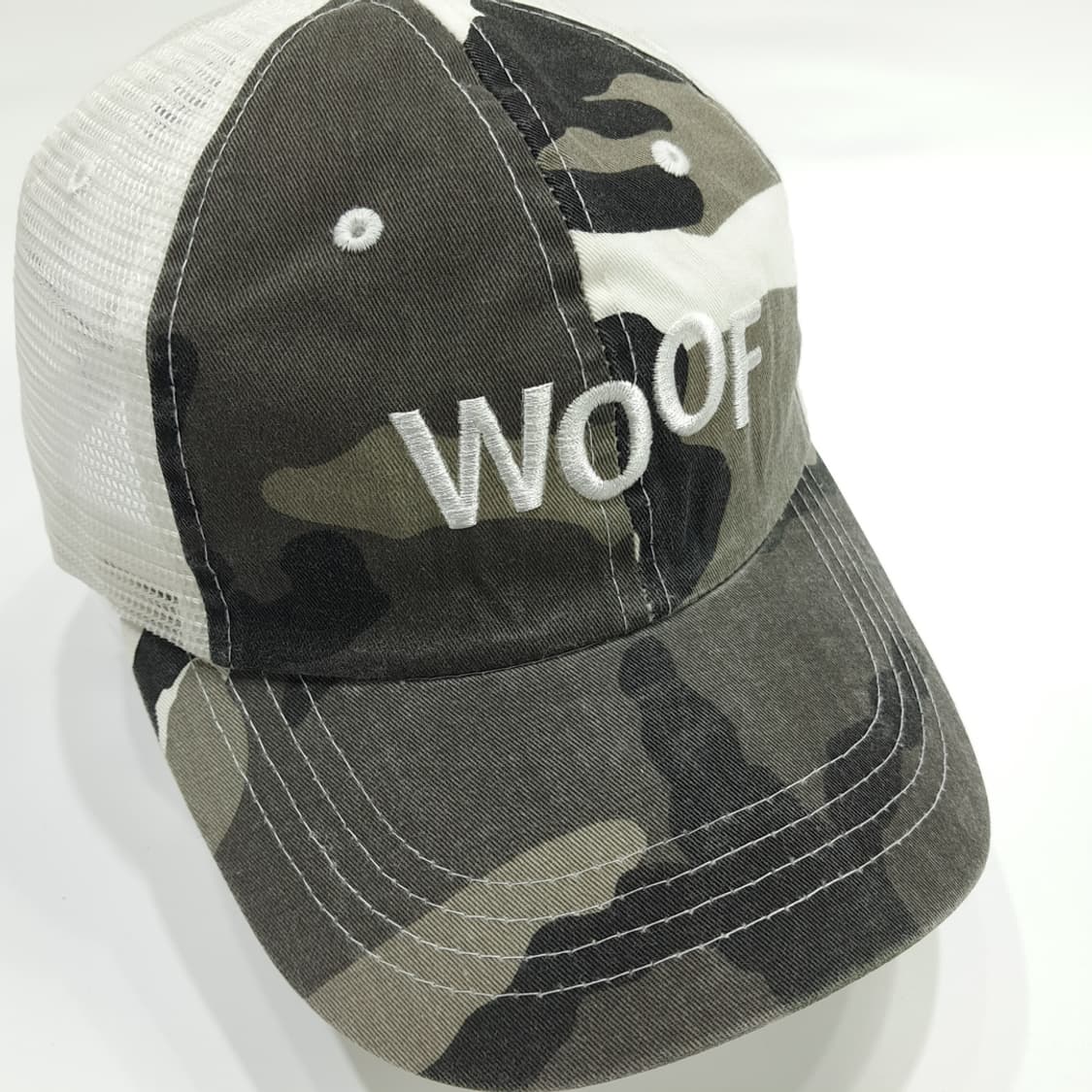 빈티지 Woof 카모 메쉬 트러커캡 P1511 상품이미지1