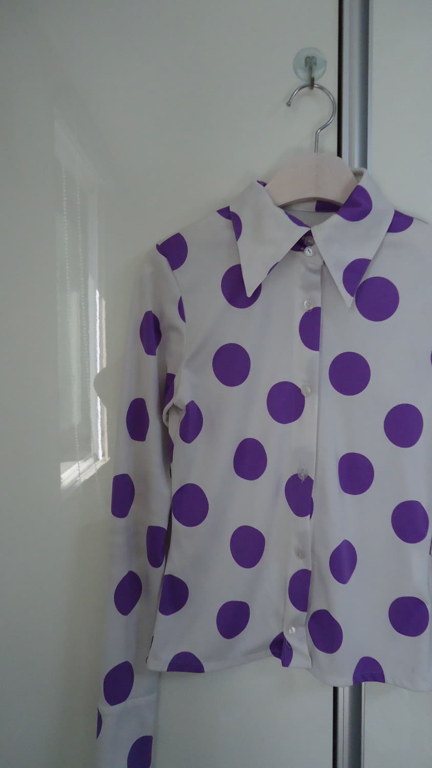 Purple Polka Dot Shirt 상품이미지2