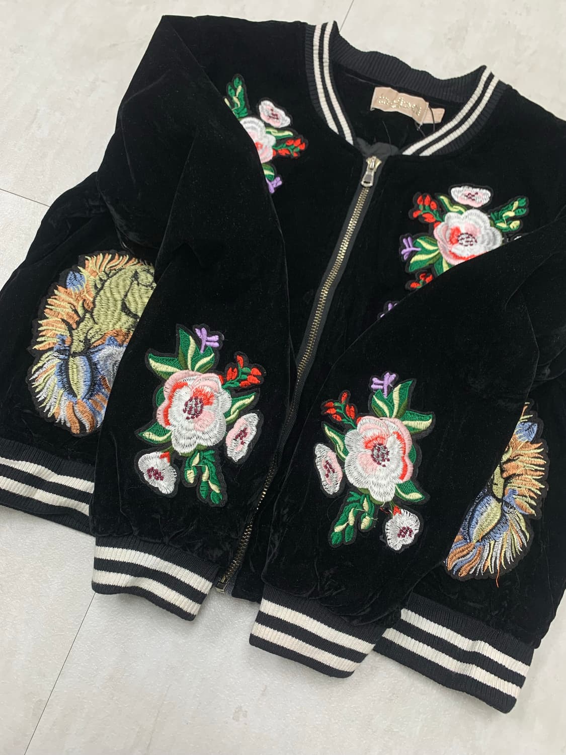 Bdba 벨벳 자수 스카잔 #58 상품이미지4