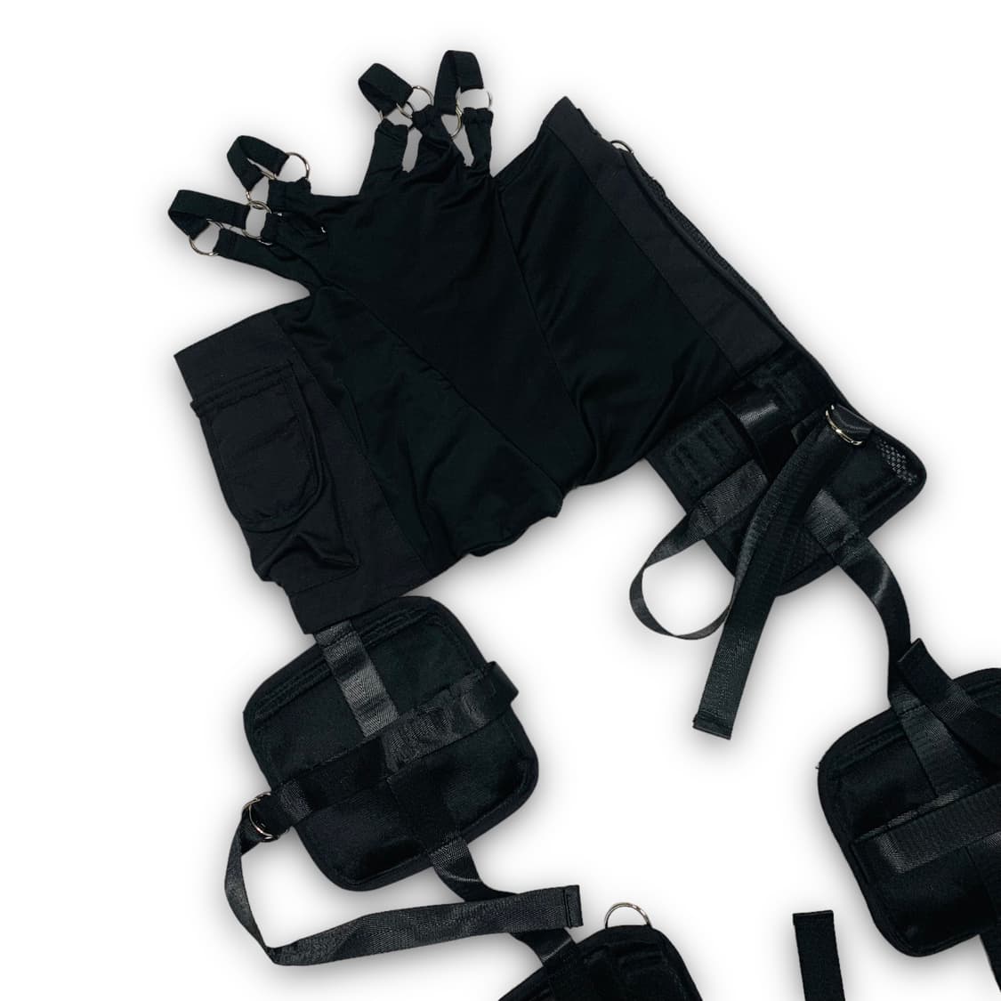 NAMILIA y2k 택티컬 스트랩 블랙 팬츠 (xs) 상품이미지4