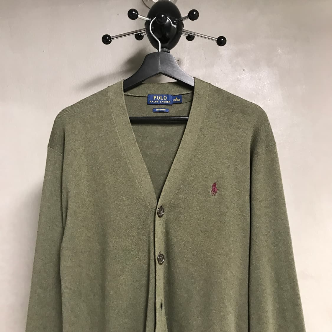 폴로 랄프로렌 가디건 카키 M 상품이미지2