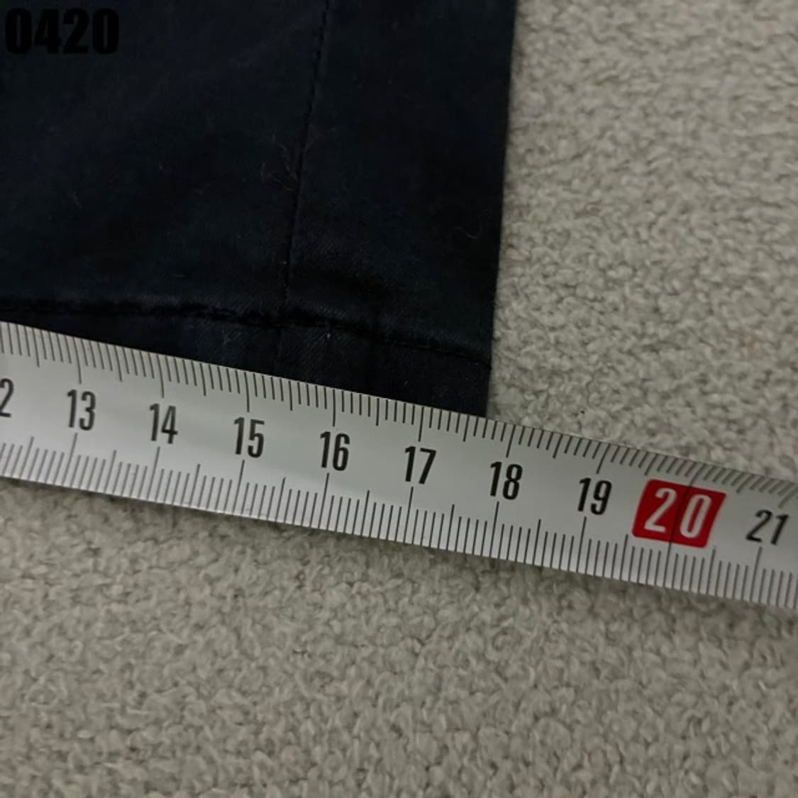 빈폴 네이비 면바지 남성 캐주얼 바지 34 상품이미지7