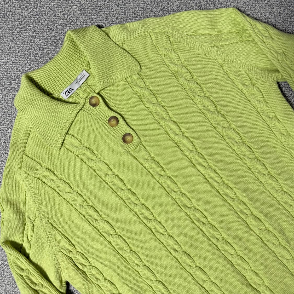 자라 니트 카라 셔츠 상품이미지3