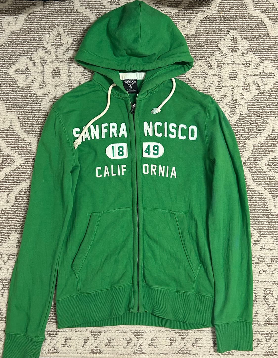 🍭특가 🍭후아유 그린 후드집업 상품이미지1