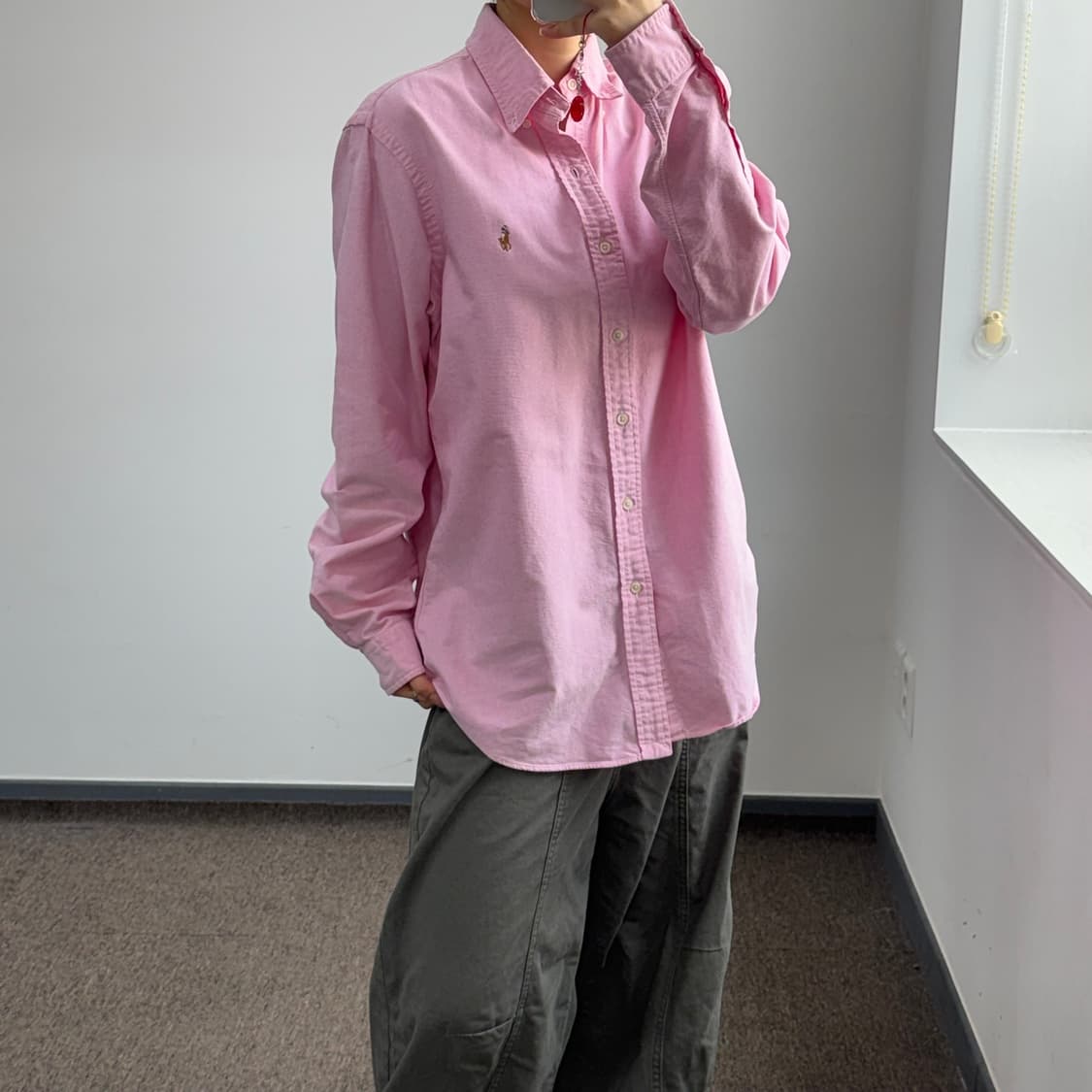 Polo 폴로 멀티포니 핑크 셔츠 상품이미지2