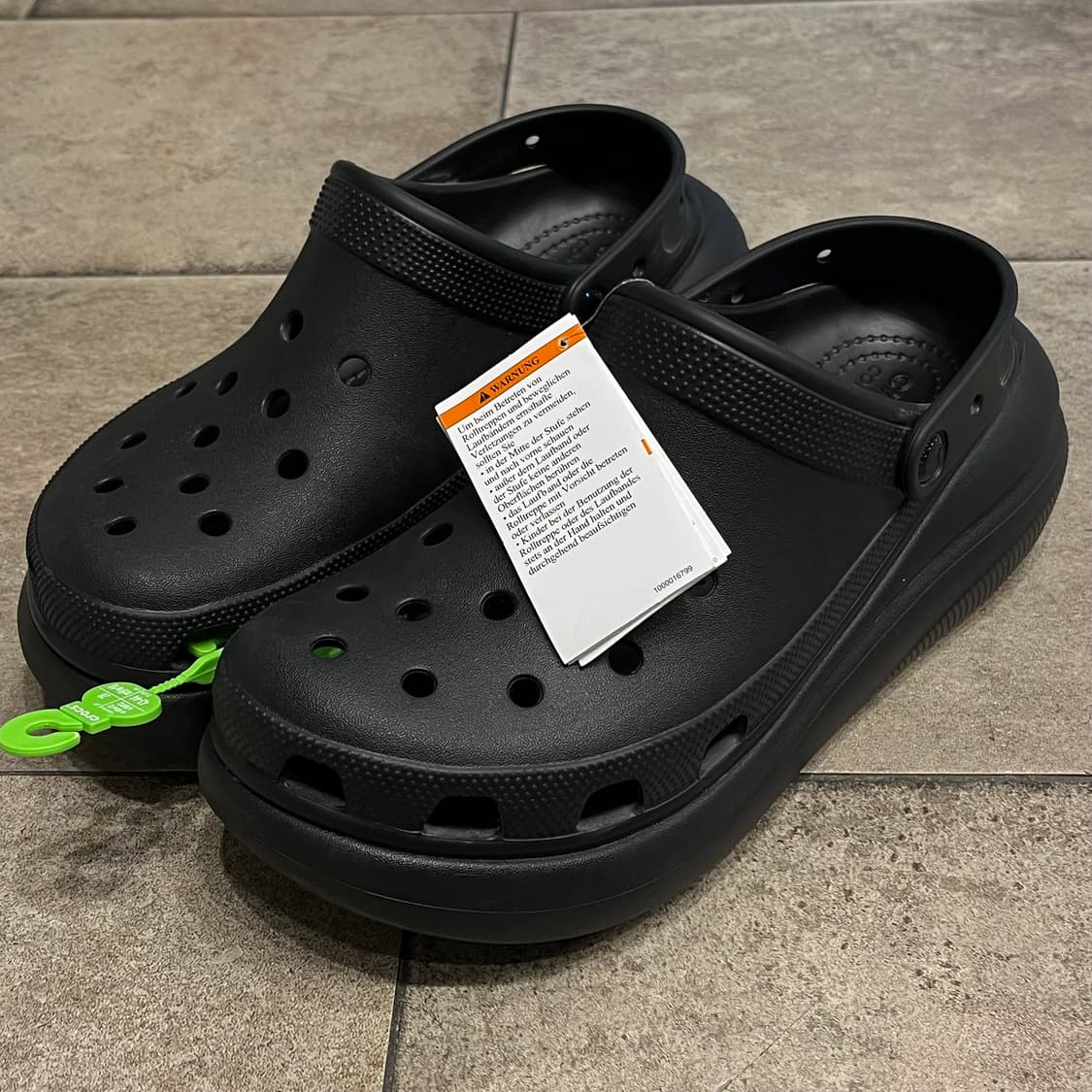 [택포](280) 크록스 crocs 크러쉬 클로그 블랙 상품이미지1