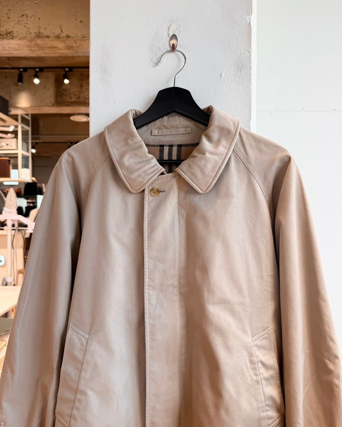 버버리 베이지 트렌치 블루종 자켓 상품이미지3