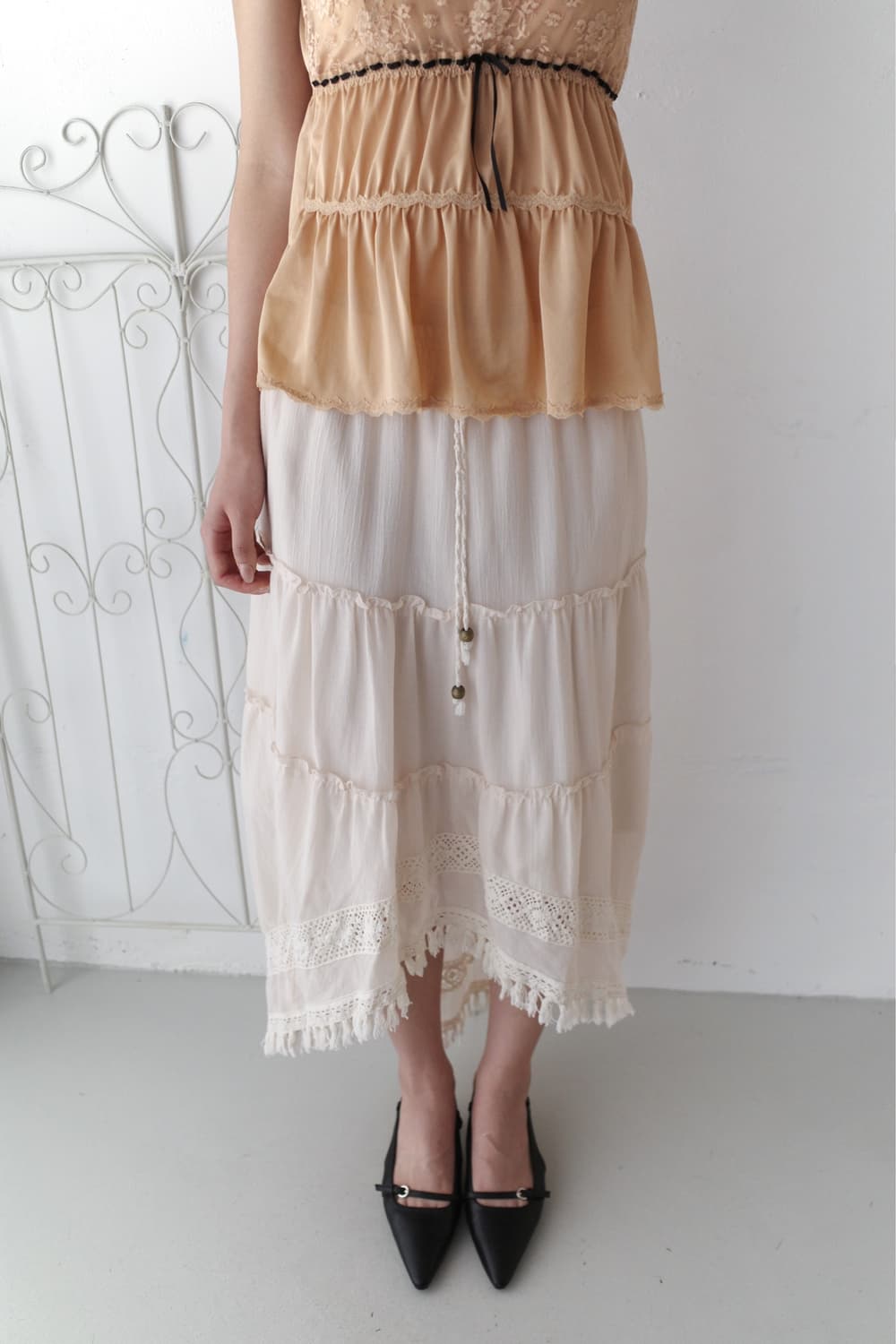flower lace sleeveless 상품이미지9