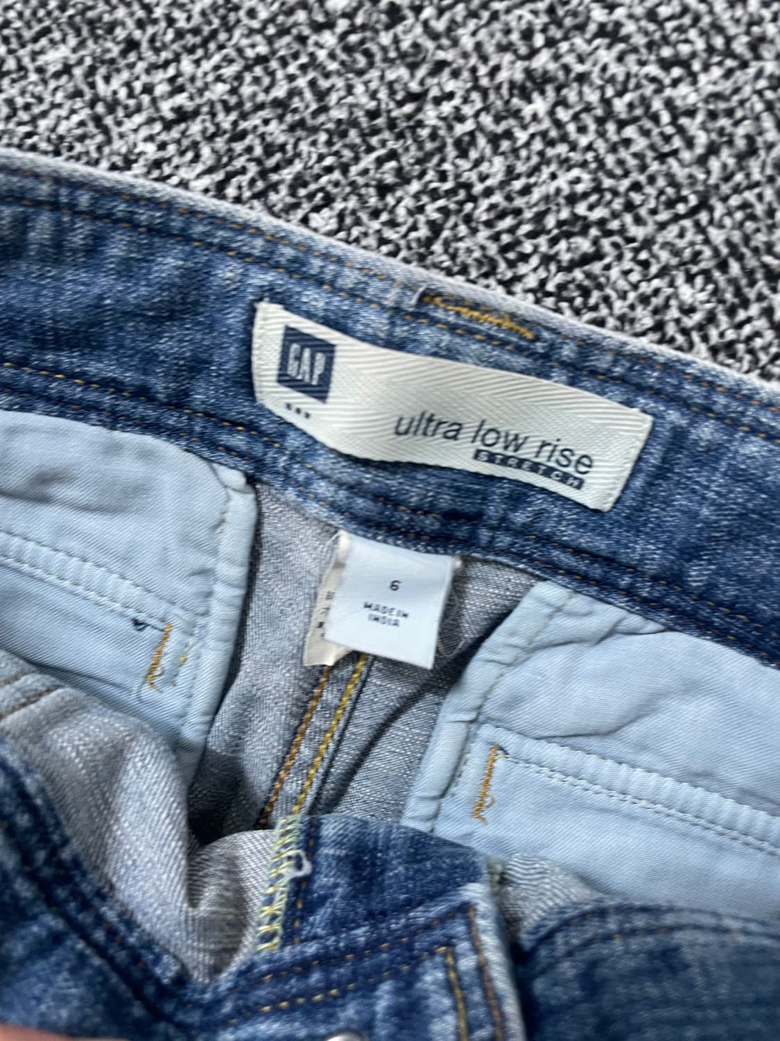 빈티지9. GAP 갭 울트라 로우라이즈 부츠컷 데님팬츠 청바지 상품이미지3