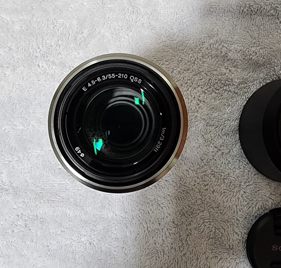 소니 E마운트 55-210mm OSS 렌즈 팝니다(렌즈 구간별 사진). 상품이미지3