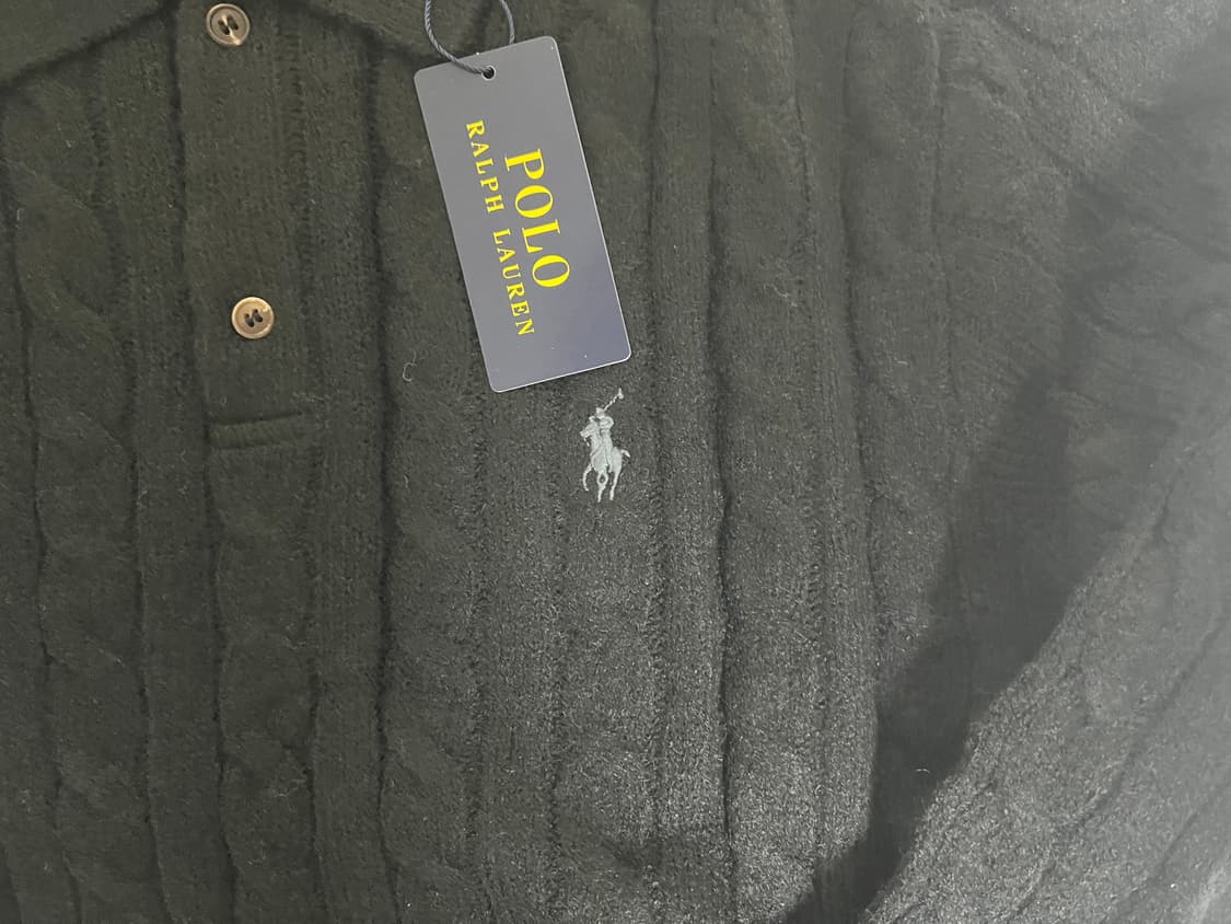 폴로 케이블 니트 울 캐시미어 스웨터 상품이미지4