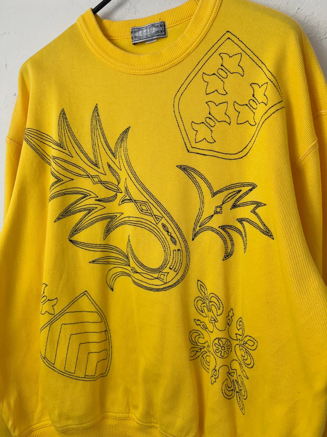 90s LAGACHE 자수 스웻셔츠 상품이미지2