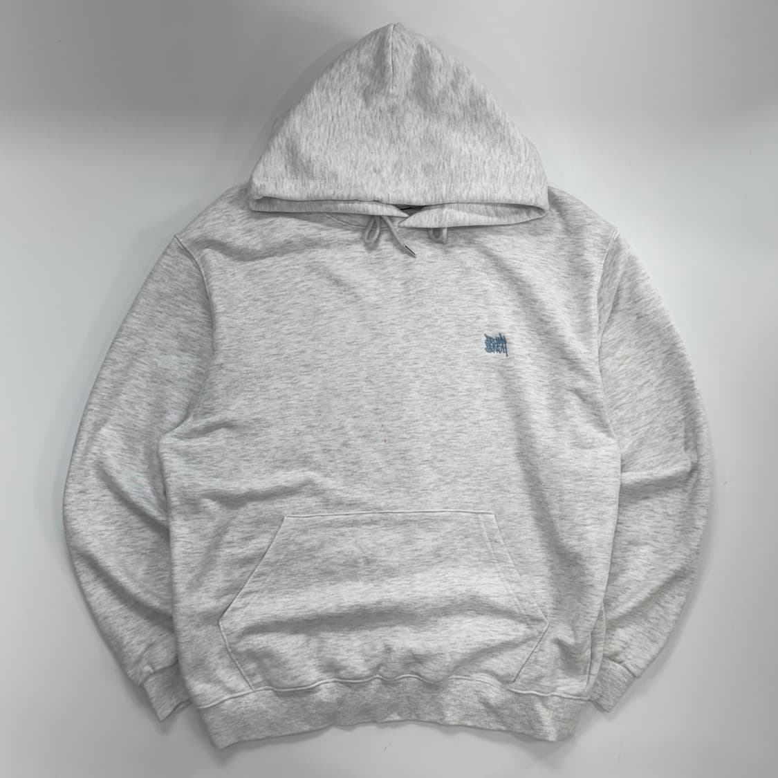 Brown Breath 브라운브레스 백 로고 멜란지 후드티 상품이미지3