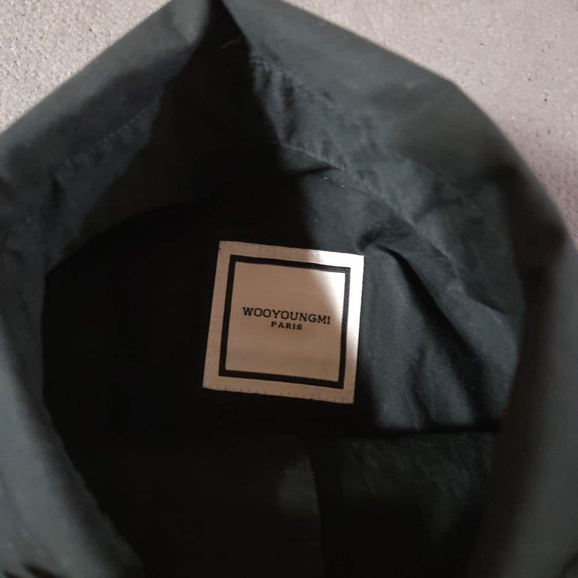 우영미 여성 백 레더 로고 셔츠 38 (남성95) 상품이미지7