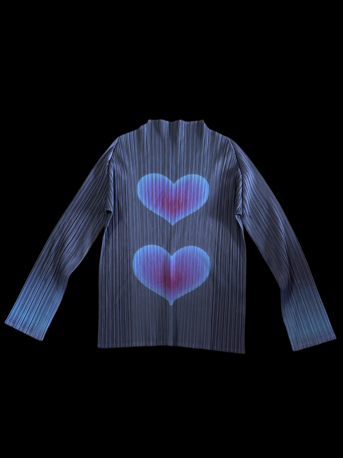 플리츠 하트 프린팅 탑 상품이미지2