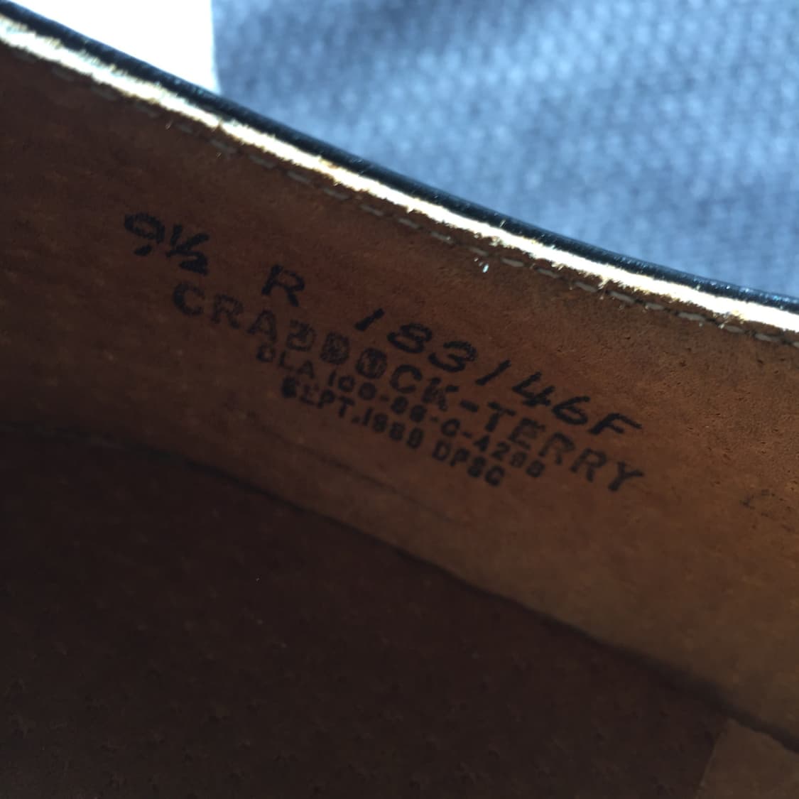 80s usn 오리지날 미해군 서비스 슈즈 해군단화 상품이미지8