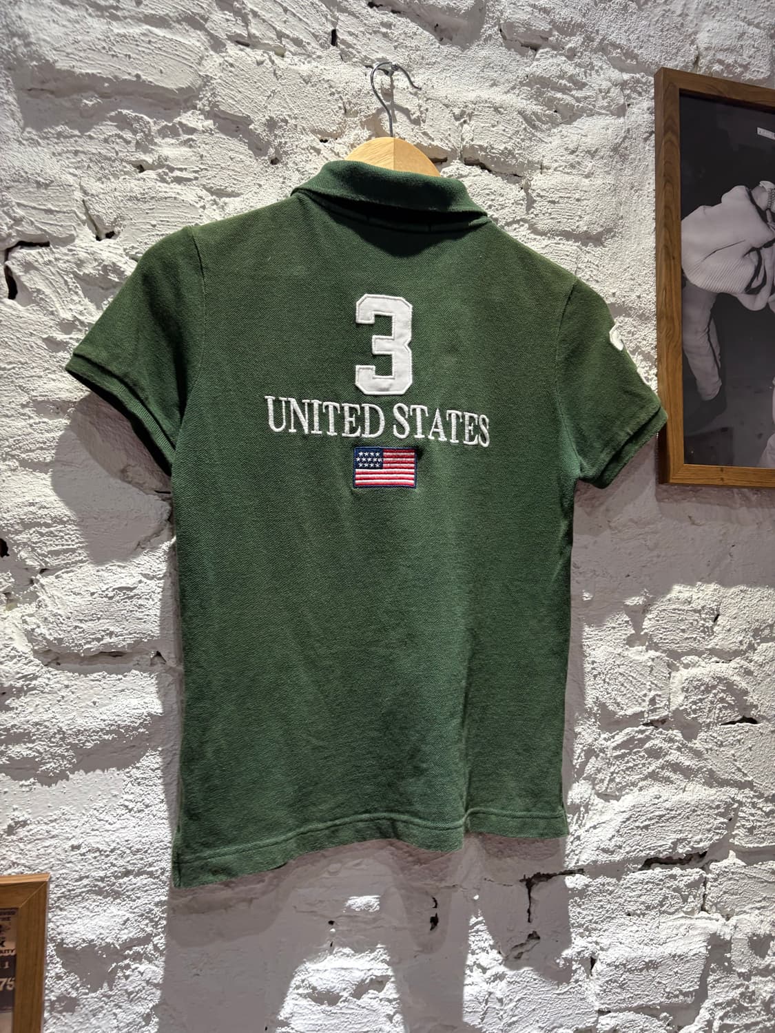 폴로 빅포니 USA 성조기 카라반팔티셔츠 상품이미지2