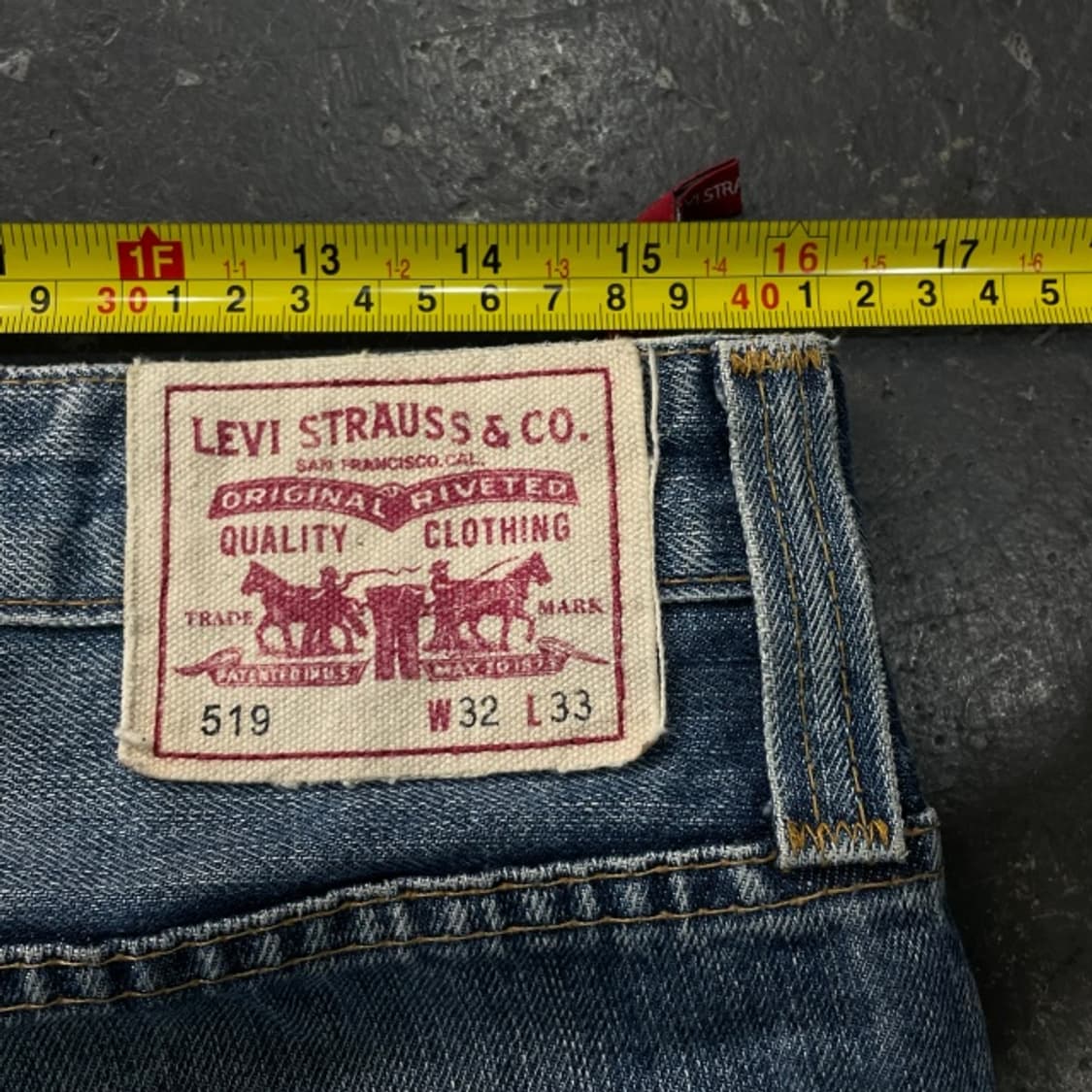 (새상품) 31 리바이스 512 데님팬츠 상품이미지8