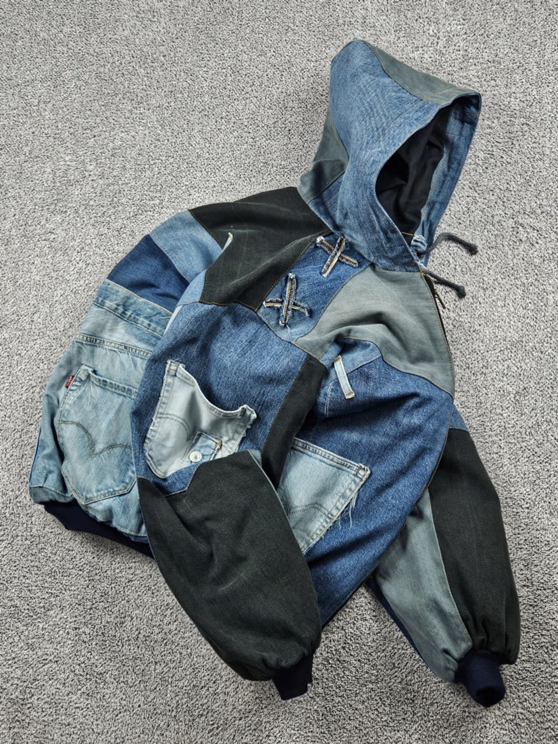 리바이스 리빌드 패치워크 커스텀 데님 자켓 (상세설명참조) / 10175 상품이미지4