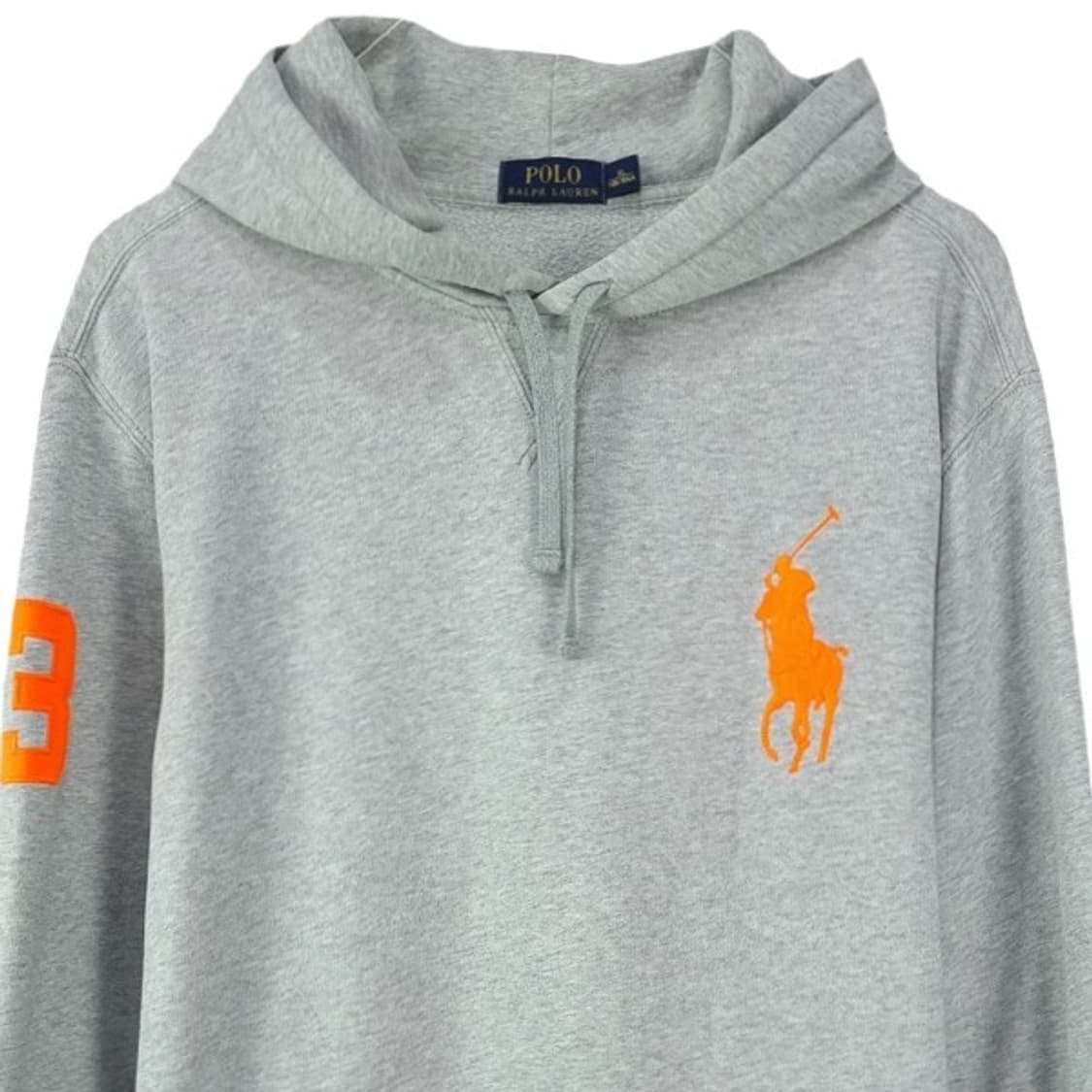 [폴로 랄프로렌] 빅포니 로고 후드티 그레이 M19917 상품이미지4