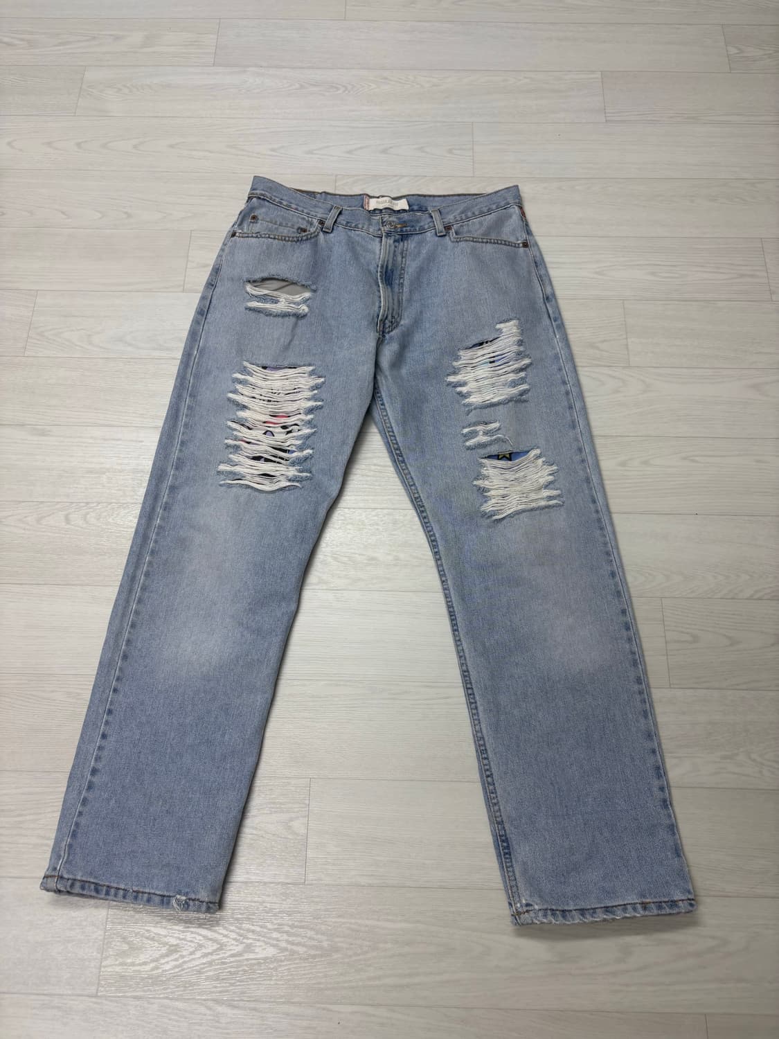 리바이스 505 미키마우스 커스텀 팬츠 상품이미지2