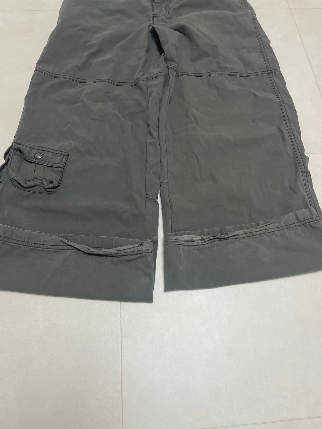 코이세이오 스냅 워크 팬츠 카키 1사이즈 상품이미지6