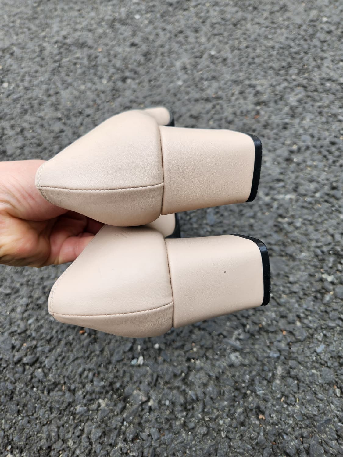 RIPPLE 베이지색 여성 펌프스힐 구두 235 상품이미지4